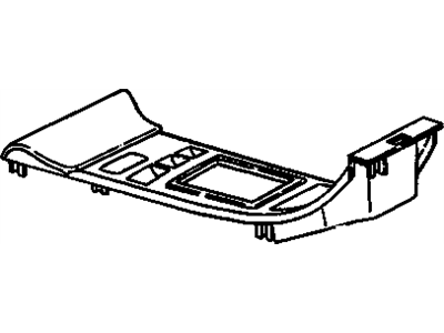 GM 22650123 PLATE, Floor Console