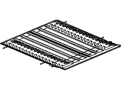 GM 20922642 Carpet Assembly, Rear Floor Panel *Linen