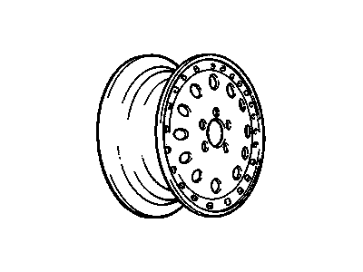 GMC Jimmy Spare Wheel - 9592015