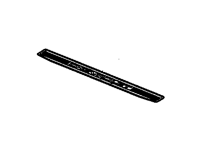 GM 92246733 Decal,Front Side Door Sill Trim Plate