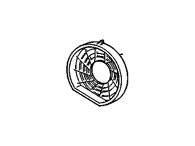 GM 90528486 Guard,Auxiliary Engine Coolant Fan Blade 90528486 GM Guard,Auxiliary Engine Coolant Fan Blade Illustration 1 of 1