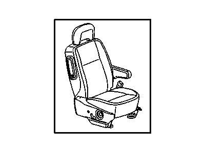 GM 25781461 Seat Assembly, Pass *Gray