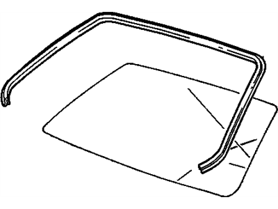 GM 10367560 Molding Assembly, Windshield Reveal