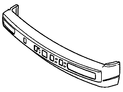 GM 1635261 Front Bumper Cover
