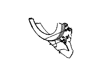 GM 24265311 Baffle,Front Differential Carrier