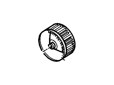 GM 52457660 Impeller,Auxiliary Blower