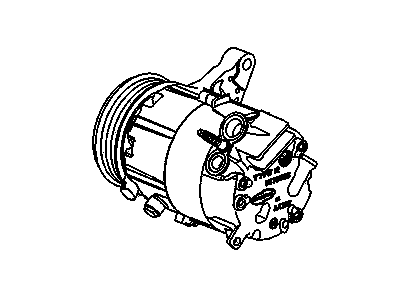 GM 89019342 Air Conditioner Compressor Assembly