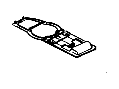 GM 10423145 Plate Assembly, Roof Console Backing *Gray*