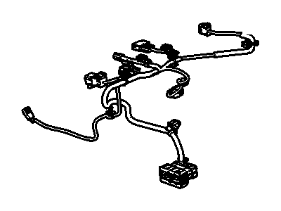 GM 20897256 Harness Assembly, Driver Seat Wiring
