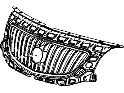 GM 23164415 Grille Assembly, Front