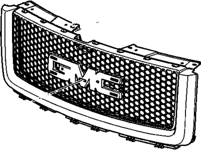 GM 22761794 Grille Assembly, Radiator