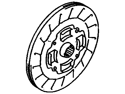 Pontiac Vibe Clutch Disc - 19205442