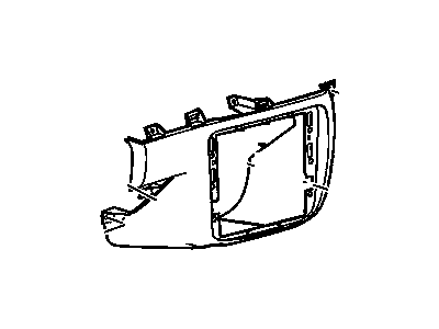 GM 19149006 Retainer Asm,Instrument Panel Accessory Trim Plate