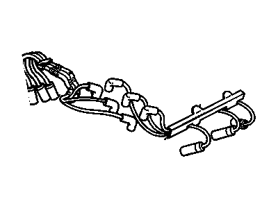 1993 Pontiac Grand Am Spark Plug Wires - 19171843