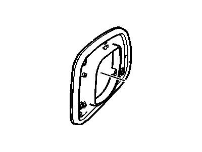 GM 88987557 Mirror,Outside Rear View (Reflector Glass & Backing Plate)
