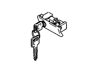 GM 96065920 Lock, Glove Box Door(Gray) *Gray