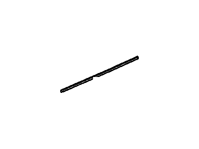 GM 25887096 Molding Assembly, Front Side Door Center *Carbon T