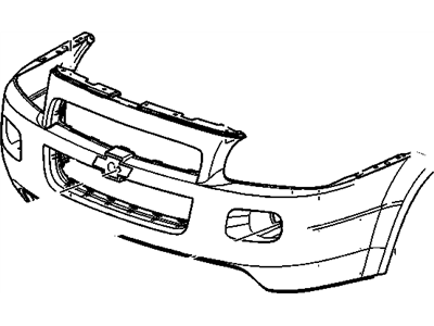 Chevrolet Bumper - 12336019