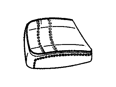 GM 12529534 COVER, Front Seat Cushion