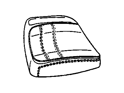 GM 12523149 Cover Asm,Driver Seat Cushion Medium Beige<Use 1C7M*Beige