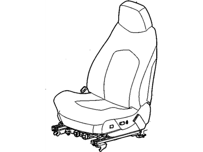 GM 25938656 Seat Assembly, Driver *Light Cashmere