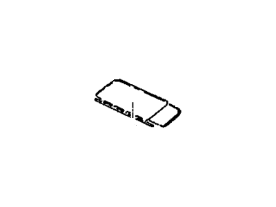 GM 88890756 Sunshade Assembly,Auxiliary, Left *Shale