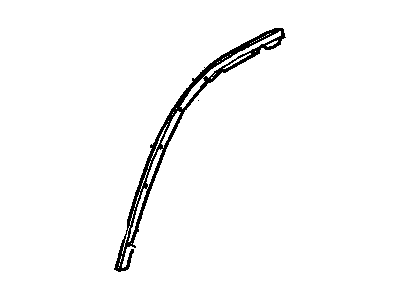 GM 25646055 Weatherstrip Assembly, Front Side Door Upper Auxiliary