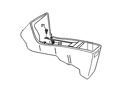 GM 10263815 CONSOLE, Floor Console