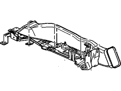 GM 15823249 Console Assembly, Front Floor Lower