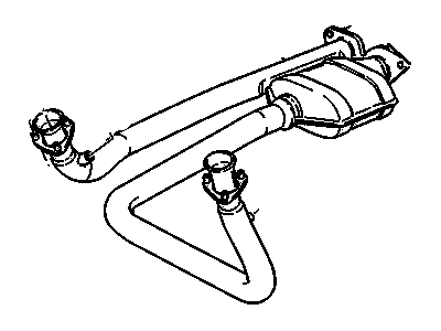 GM 15070540 3Way Catalytic Convertor Assembly (W/ Exhaust Manifold P*Marked Print *Marked Print