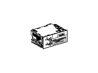 GM 9367685 Radio Assembly, Amplitude Modulation/Frequency Modulation Stereo & Clock & Tape Player