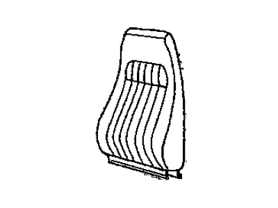 GM 12543321 Cover,Driver Seat Back