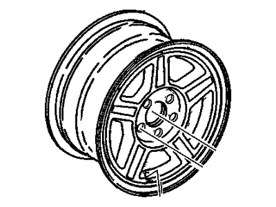 GMC Jimmy Spare Wheel - 12361588