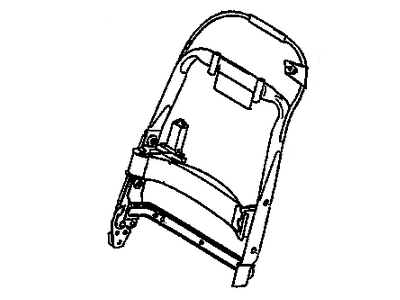 GM 16787913 Frm Assembly, Driver Seat Back W/Lumbar