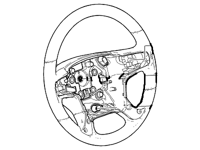 GM 84053920 Steering Wheel Assembly *Cocoa