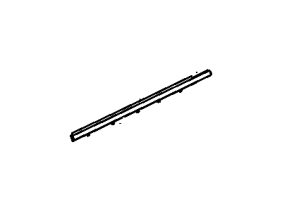 GM 25791526 Sealing Strip Assembly, Front Side Door Window Outer