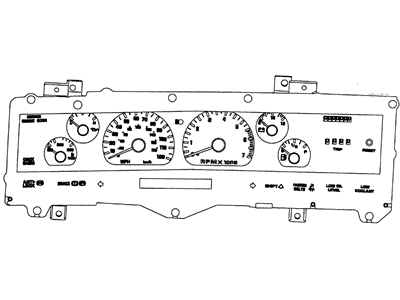 Oldsmobile Instrument Cluster - 16149143