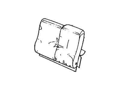 GM 22605012 COVER, Rear Seat Back