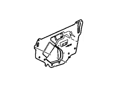 GM 25867295 Deflector Assembly, Front Side Door Water