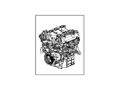 GM 19256057 Engine,Gasoline (Service Remanufactured)