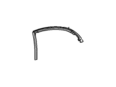 GM 25737571 Weatherstrip Assembly, Rear Side Door Upper Auxiliary