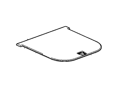 GM 20977714 Cover Assembly, Rear Compartment Floor Stowage Compartment *Dune