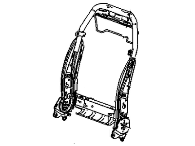 GM 25807064 Cushion Assembly, Driver Seat Back