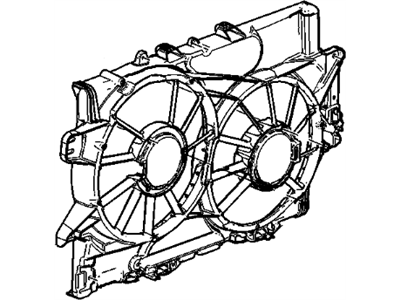 GMC Terrain Fan Shroud - 25952783