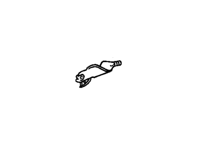 GM 90204762 Arm,Front Seat Belt Reversal(RH)(Black)