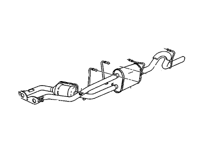 GM 19122086 Catalytic Convertor Assembly (W/ Exhaust Pipe) <Split>