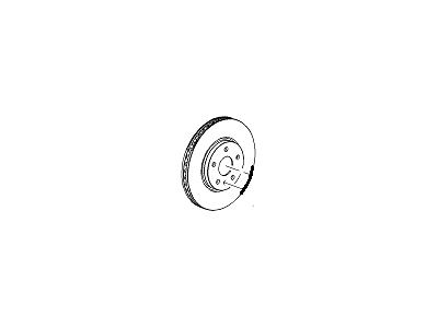 2012 Buick Regal Brake Disc - 23118529