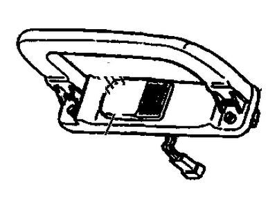 GM 10163075 HANDLE, Rear Quarter and Roof Rail Assist
