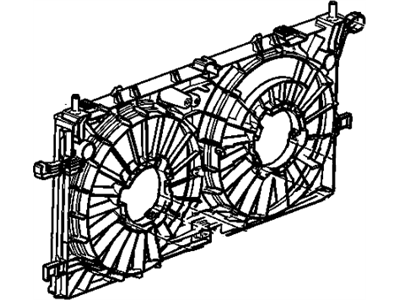GM 15907033 Shroud, Engine Coolant Fan (Kit)