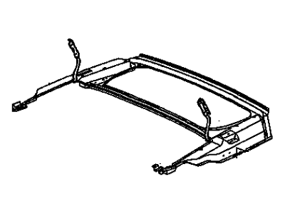 GM 10336692 Frame, Rear Compartment Panel